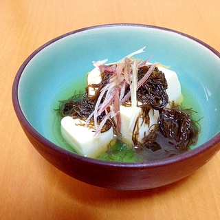お豆腐とみょうがの小鉢( ´ ▽ ` )ﾉ